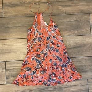 Sun and shadow short summer dress